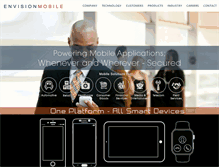 Tablet Screenshot of envisionmobile.com
